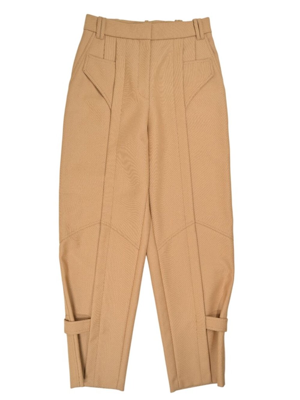 Barbara Bui Wool Pants in Brown